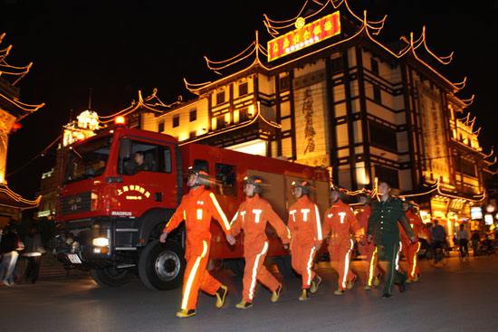 上海松江消防圆满完成重大活动消防安保工作